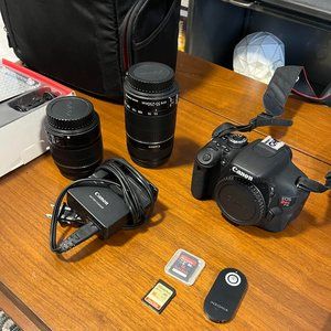 Canon DSLR Camera Set (Rebel T3) + Accessories